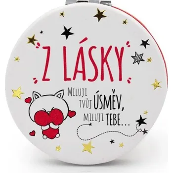 Kosmetické zrcátko Nekupto Kapesní zrcátko Z lásky
