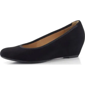 Dámské lodičky Gabor semišové lodičky na klínku černé 05.360.17 - 38 | P672397