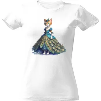 Dámské tričko Tričko s potiskem Paví princezna dámské