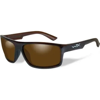 Sluneční brýle Wiley X Peak jantarová skla v rámu s želvím vzorem