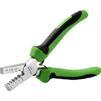 Kleště Tracon 9102-LT Lisovací kleště do průřezu vodiče 0,25-2,5 mm2, pro dutinky a dvojdutinky (Tracon 9102-LT)