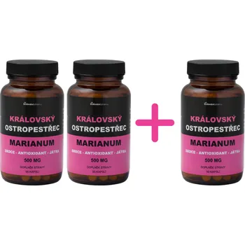 2+1 Královský Ostropestřec Marianum 500 mg, extrakt 80% Silymarinu - Kralovstvizdravi.cz