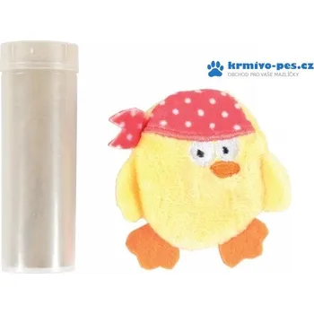 Hračka pro kočku Hračka kočka PIRATE plnící+šanta žlutá Zolux