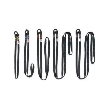 Horolezectví Oko Rock Empire Open sling work double PA 25mm/80cm černá 008 80