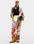 Desigual Kalhoty z materiálu MONSIEUR CHRISTIAN LACROIX Ericeira 24SWPW27 Barevná Regular Fit XL