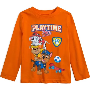 Chlapecké tričko PAW PATROL PLAYTIME oranžové Velikost: 122