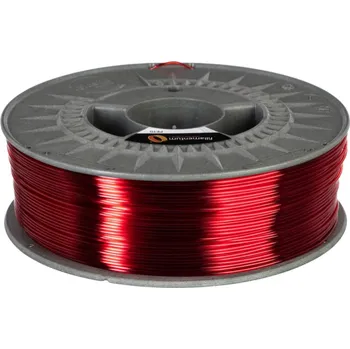 Filament Fillamentum PETG Barva: Red Hood Transparent, Průměr: 2,85 mm, Hmotnost: 1 kg tisková struna (filament)