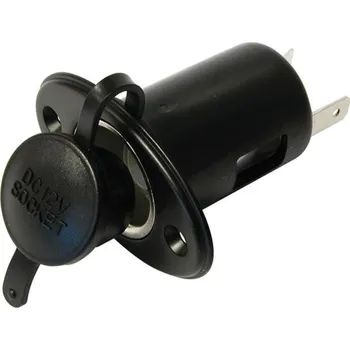 Elektrická zásuvka Zásuvka zapalovače 12V vestavná s krytkou