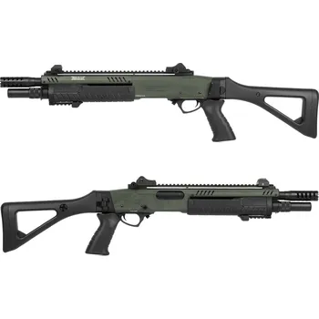 Airsoftová zbraň BO Manufacture Airsoft plynová brokovnice FABARM STF12 11" Compact - Olive Drab