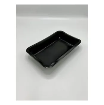 Jednorázové nádobí Miska jednodílná 255x160x42 - černá
