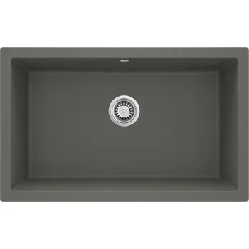 Granitový dřez Granitový dřez Deante CORDA ZQA T10D tmavě šedá