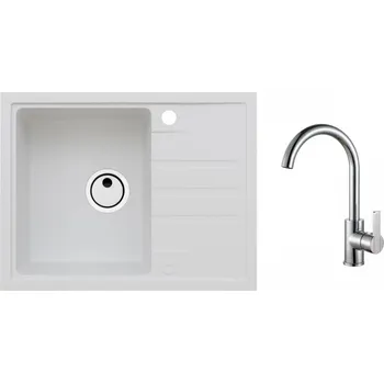 Granitový dřez Alveus SET Intermezzo 30 - 11 + BATERIE TONIA Chrom + 5 % sleva v košíku s kódem SLEVA5