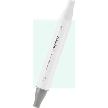 Lihová fixa OHUHU oboustranná Brush & Chisel, G320 Jade Green