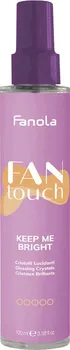 Vlasová regenerace Fanola Fan Touch Keep Me Bright Glossing Crystals krystaly proti krepatění a pro lesk vlasů 100 ml