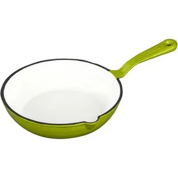 Pánev TEREZA litinová pánev 21 cm Gourmetina trávníkově zelená 1030-05-31