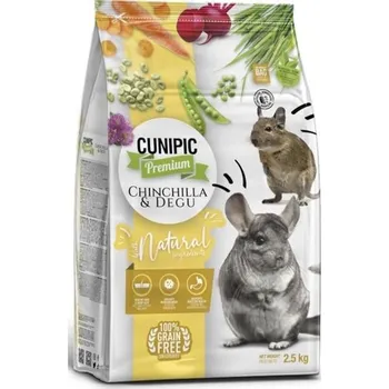Krmivo pro hlodavce Cunipic Premium Chinchilla & Degu - činčila & osmák 2,5 kg