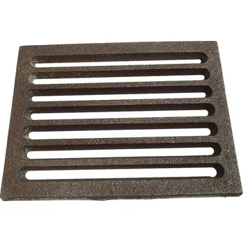 Rošt do krbu a kamen rošt plochý 220x160mm, litinový