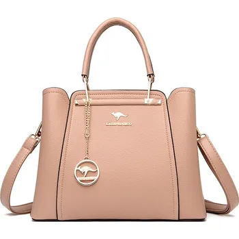 Dámská kožená kabelka FLY FF394 Barva: Khaki