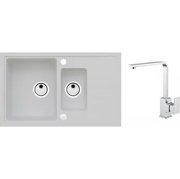 Granitový dřez Alveus SET Intermezzo 70/11 + BATERIE RENO + 5 % sleva v košíku s kódem SLEVA5