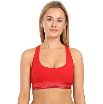 Podprsenka Dámská podprsenka Calvin Klein červená (QF7445E-XAT) XL QF7445E-XAT Možnost vrácení zboží ZDARMA do 120 dnů!