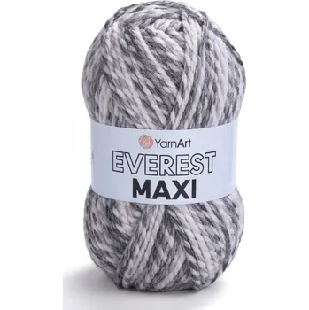 YarnArt Everest MAXI 8021 šedý melír