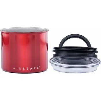 Dóza na potraviny AIRSCAPE RED PLANETARY DESIGN 645771002060 červená vakuová dóza na kávu z nerezové oceli s kapacitou 850 ml průměr 120 mm výška 108 mm pro kávovar