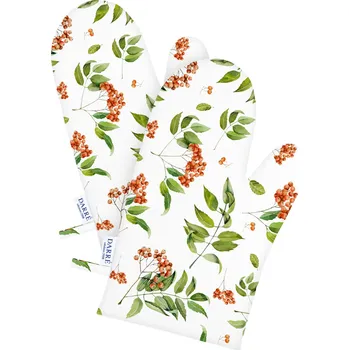 Chňapka DARRÉ Bavlněné kuchyňské chňapky Jeřabiny - sada 2ks