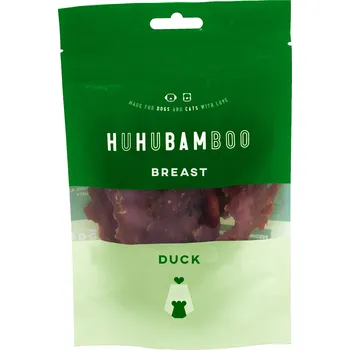Pamlsek pro psa Huhubamboo kachní prsa 75g