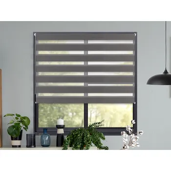 Roleta FEXI Zatemňovací Roleta Den a noc, Victory temná ocel, AA 3150, 150x30 cm