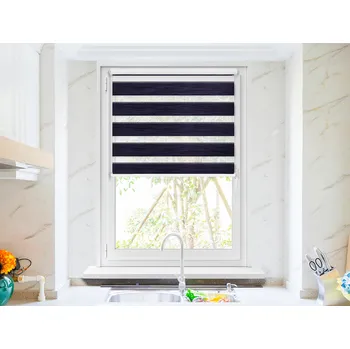 Roleta FEXI Zatemňovací Roleta Den a noc, Nature hroznové víno, A 018 v MAXI kazetě, 150x30 cm