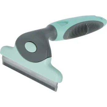 Kartáč pro zvířata Hrablo pro psy trimovací, 10 x 15 cm, pastelově mátová
