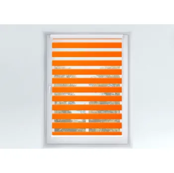 Roleta FEXI Zatemňovací Roleta Den a noc, Origin slim mandarinka, A 033 v MAXI kazetě, 150x30 cm