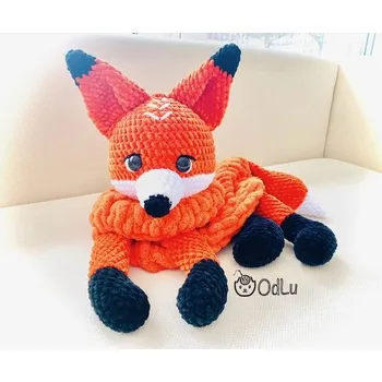 Návod na háčkování - Pyžamožrout Liška Rézinka (Návod pro mírně pokročilé)