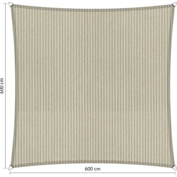 Slunečník Lazy Momo Sluneční Čtverec shadow - 6,0 x 6,0 m Barva: Sahara Písková