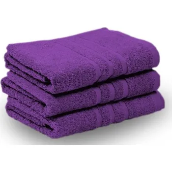 Ručník KLASIK PROUŽEK ručník a osuška fialová Velikost: 50x100cm ručník