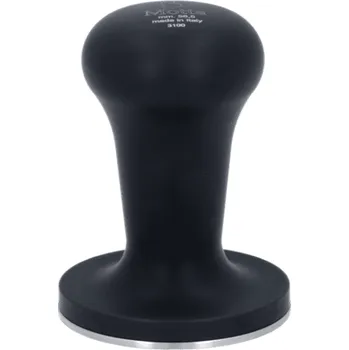 MOTTA luxusní černý hliníkový tamper průměr 58,5 mm s plochým lisovacím povrchem pro kávovar