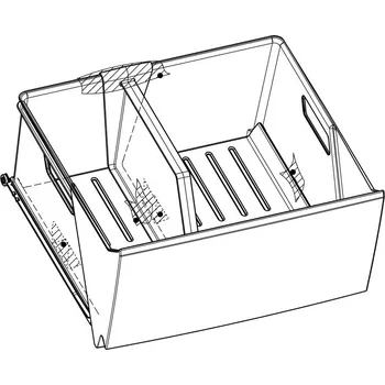 Příslušenství pro lednici Aeg Electrolux Zanussi náhradní díl 2109288395 originální zásuvka na ovoce zeleninu do ledničky