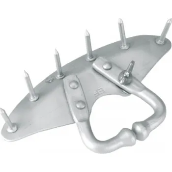 Mulcová zábrana hliníková s hřeby