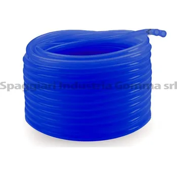Spaggiari Industria gomma s.r.l. Podtlaková silikonová hadice dvojitá modrá - průměr 7 x 14 mm