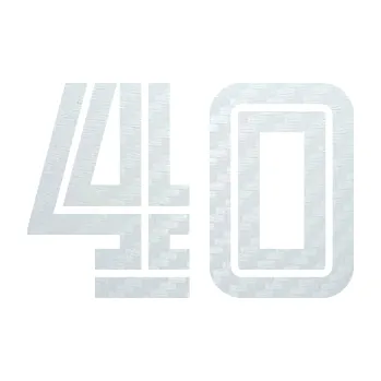 Polep vozidla SAMOLEPKA Startovní číslo 40 typ 7 (51 - 3D karbon bílý) NA AUTO, NÁLEPKA, FÓLIE, POLEP, TUNING, VLASTNÍ TEXT, TISK, AUTOSAMOLEPKY.cz, POLEPY, OBRÁZEK, LOGO, SAMOLEPKY