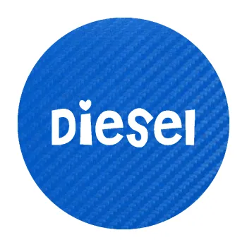 Samolepicí dekorace na vozidlo Samolepka na víčko od nádrže 006 diesel (57 - 3D karbon modrý) SAMOLEPKA NA AUTO, NÁLEPKA, FÓLIE, POLEP, TUNING, VLASTNÍ TEXT, TISK, AUTOSAMOLEPKY.cz, POLEPY, OBRÁZEK, LOGO, 3D STICKERS