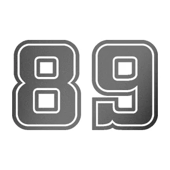 Polep vozidla Startovní číslo 89 typ 5 (41 - grafitová metalíza) SAMOLEPKA NA AUTO, NÁLEPKA, FÓLIE, POLEP, TUNING, VLASTNÍ TEXT, TISK, AUTOSAMOLEPKY.cz, POLEPY, OBRÁZEK, LOGO, 3D STICKERS