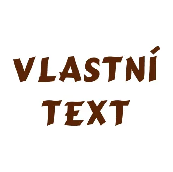 Polep vozidla Vlastní text - Cancun (15 - hnědá) SAMOLEPKA NA AUTO, NÁLEPKA, FÓLIE, POLEP, TUNING, VLASTNÍ TEXT, TISK, AUTOSAMOLEPKY.cz, POLEPY, OBRÁZEK, LOGO, 3D STICKERS