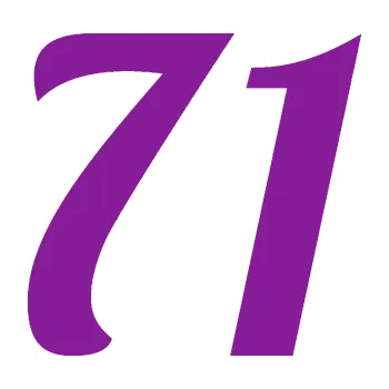 Polep vozidla SAMOLEPKA Startovní číslo 71 typ 3 (14 - fialová) NA AUTO, NÁLEPKA, FÓLIE, POLEP, TUNING, VLASTNÍ TEXT, TISK, AUTOSAMOLEPKY.cz, POLEPY, OBRÁZEK, LOGO, SAMOLEPKY