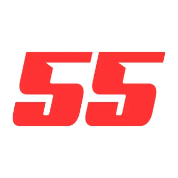 Polep vozidla Startovní číslo 55 typ 6 (02 - světle červená) SAMOLEPKA NA AUTO, NÁLEPKA, FÓLIE, POLEP, TUNING, VLASTNÍ TEXT, TISK, AUTOSAMOLEPKY.cz, POLEPY, OBRÁZEK, LOGO, 3D STICKERS