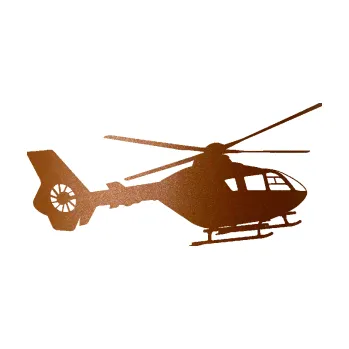 Polep vozidla SAMOLEPKA NA AUTO Vrtulník 006 pravá (44 - měděná metalíza) NÁLEPKA, FÓLIE, POLEP, TUNING, VLASTNÍ TEXT, TISK, AUTOSAMOLEPKY.cz, POLEPY, OBRÁZEK, LOGO, SAMOLEPKY