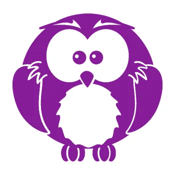 Samolepící dekorace Sova 001 dětský motiv (14 - fialová) SAMOLEPKA NA AUTO, NÁLEPKA, FÓLIE, POLEP, TUNING, VLASTNÍ TEXT, TISK, AUTOSAMOLEPKY.cz, POLEPY, OBRÁZEK, LOGO, 3D STICKERS