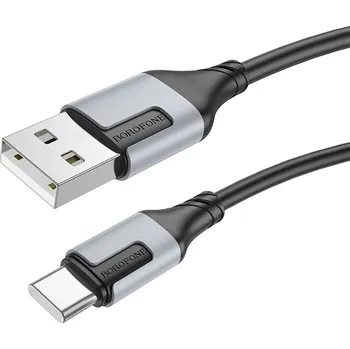Kabel Borofone BX101 Creator - USB na typ C - 3A 1 metr černý