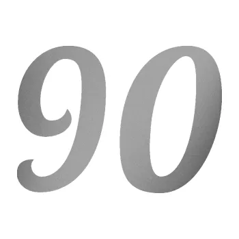 Polep vozidla Startovní číslo 90 typ 3 (42 - stříbrná metalíza) SAMOLEPKA NA AUTO, NÁLEPKA, FÓLIE, POLEP, TUNING, VLASTNÍ TEXT, TISK, AUTOSAMOLEPKY.cz, POLEPY, OBRÁZEK, LOGO, 3D STICKERS