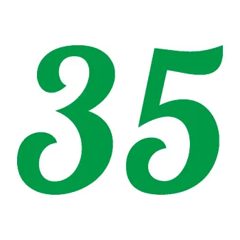 Polep vozidla Startovní číslo 35 typ 3 (12 - zelená) SAMOLEPKA NA AUTO, NÁLEPKA, FÓLIE, POLEP, TUNING, VLASTNÍ TEXT, TISK, AUTOSAMOLEPKY.cz, POLEPY, OBRÁZEK, LOGO, 3D STICKERS